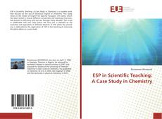 Buchcover von ESP in Scientific Teaching: A Case Study in Chemistry