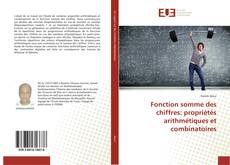 Bookcover of Fonction somme des chiffres: propriétés arithmétiques et combinatoires