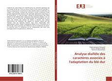 Обложка Analyse diallèle des caractères associés à l'adaptation du blé dur