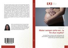 Bookcover of Mater semper certa est : la fin d'un mythe?