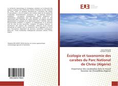 Copertina di Écologie et taxonomie des carabes du Parc National de Chréa (Algérie)