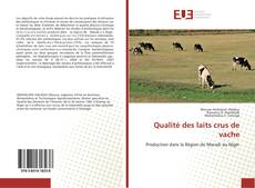 Buchcover von Qualité des laits crus de vache