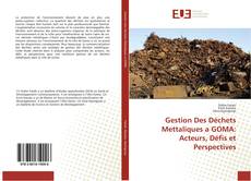 Gestion Des Déchets Mettaliques a GOMA: Acteurs, Défis et Perspectives的封面