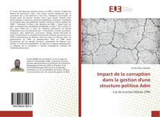 Impact de la corruption dans la gestion d'une structure politico Adm kitap kapağı