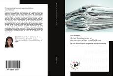 Buchcover von Crise écologique et représentation médiatique