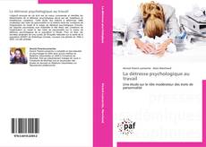 Buchcover von La détresse psychologique au travail