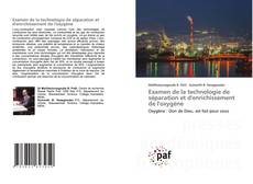Bookcover of Examen de la technologie de séparation et d'enrichissement de l'oxygène