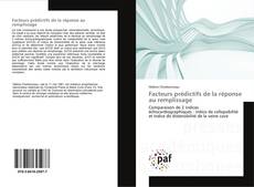 Buchcover von Facteurs prédictifs de la réponse au remplissage