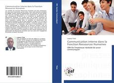 Communication interne dans la Fonction Ressources Humaines kitap kapağı