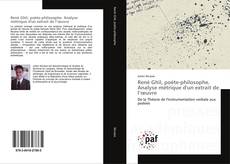 Buchcover von René Ghil, poète-philosophe. Analyse métrique d'un extrait de l’œuvre