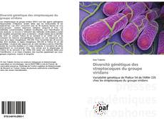 Buchcover von Diversité génétique des streptocoques du groupe viridans