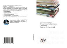 Revue Internationale du Chercheur Volume 1 : numéro 2 kitap kapağı
