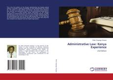 Copertina di Administrative Law: Kenya Experience