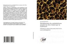 Buchcover von Dérèglement du métabolisme osseux du Zinc induit par le Cadmium