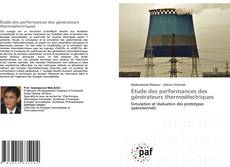 Bookcover of Étude des performances des générateurs thermoélectriques