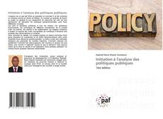 Bookcover of Initiation à l'analyse des politiques publiques