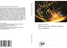 Bookcover of Mécanique des milieux continus