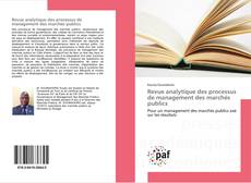 Revue analytique des processus de management des marchés publics kitap kapağı