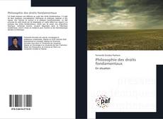 Philosophie des droits fondamentaux kitap kapağı