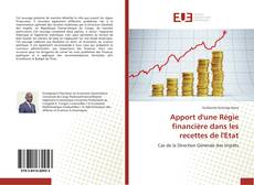 Buchcover von Apport d'une Régie financière dans les recettes de l'Etat
