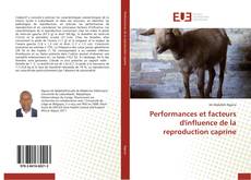 Buchcover von Performances et facteurs d'influence de la reproduction caprine