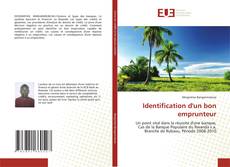 Buchcover von Identification d'un bon emprunteur