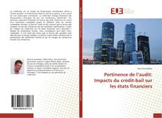 Portada del libro de Pertinence de l’audit: Impacts du crédit-bail sur les états financiers
