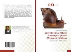 Capa do livro de Contribution à l'étude d'escargots géants Africains à Kinshasa 