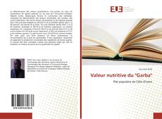Valeur nutritive du "Garba" kitap kapağı