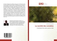 Bookcover of La société des notables