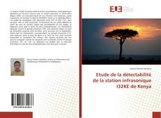 Bookcover of Etude de la détectabilité de la station infrasonique I32KE de Kenya
