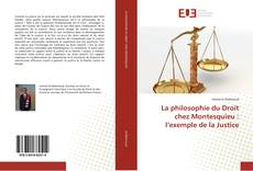 Обложка La philosophie du Droit chez Montesquieu : l’exemple de la Justice