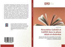 Portada del libro de Pérovskites CaSnO3 et CaHfO3 dans la phase idéale et distordue