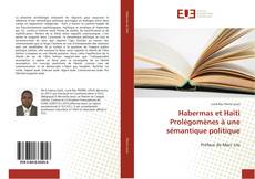 Capa do livro de Habermas et Haïti Prolégomènes à une sémantique politique 