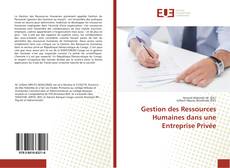 Bookcover of Gestion des Ressources Humaines dans une Entreprise Privée