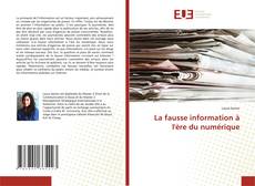 Buchcover von La fausse information à l'ère du numérique