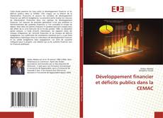 Capa do livro de Développement financier et déficits publics dans la CEMAC 