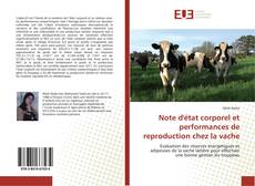 Portada del libro de Note d'état corporel et performances de reproduction chez la vache