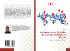 Copertina di Les Enjeux et les Défis des Entreprises chinoises en Afrique