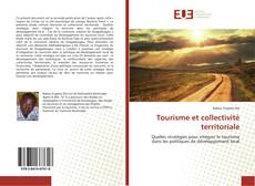 Tourisme et collectivité territoriale kitap kapağı