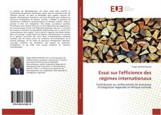 Capa do livro de Essai sur l'efficience des régimes internationaux 