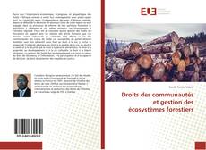 Copertina di Droits des communautés et gestion des écosystèmes forestiers