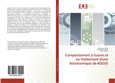 Comportement à l'usure et au frottement d'une biocéramique (α-Al2O3) kitap kapağı