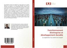 Buchcover von Fonctionnement d'entreprise et développement durable