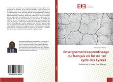 Обложка Enseignement/apprentissage du français en fin de 1er cycle des Lycées