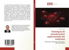 Capa do livro de Techniques de caractérisation expérimentale des matériaux 