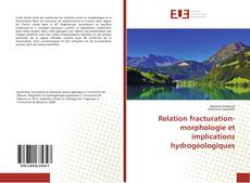 Portada del libro de Relation fracturation-morphologie et implications hydrogéologiques