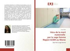 Portada del libro de Vécu de la mort maternelle par la sage femme Région GCBH au Maroc