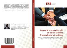 Couverture de Diversité ethnoculturelle au sein de l’école francophone minoritaire
