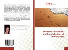 Couverture de Adénome surrénalien: étude métabolique et fibrinolytique